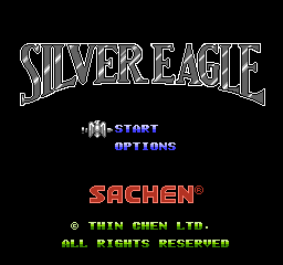 Silver Eagle (Homebrew) — Title screen